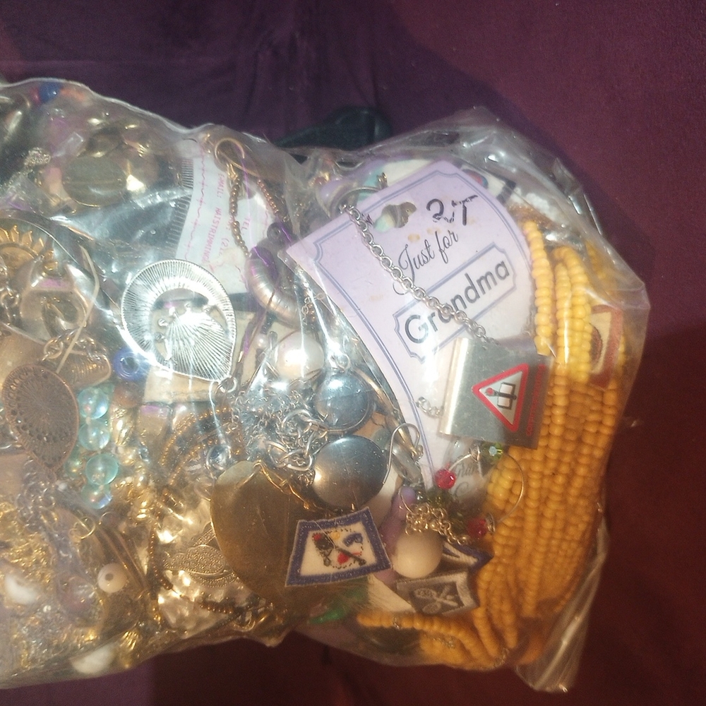 Silver and Yellow Jewelry Necklace Collection